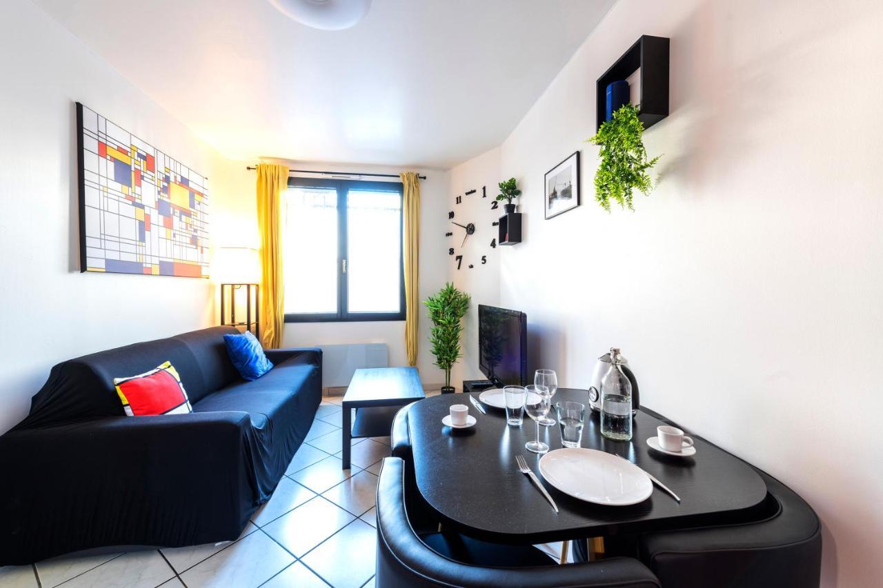 Appartement Entier - Le Mondrian - 1Ch Check-In 24H Villeurbanne Dış mekan fotoğraf